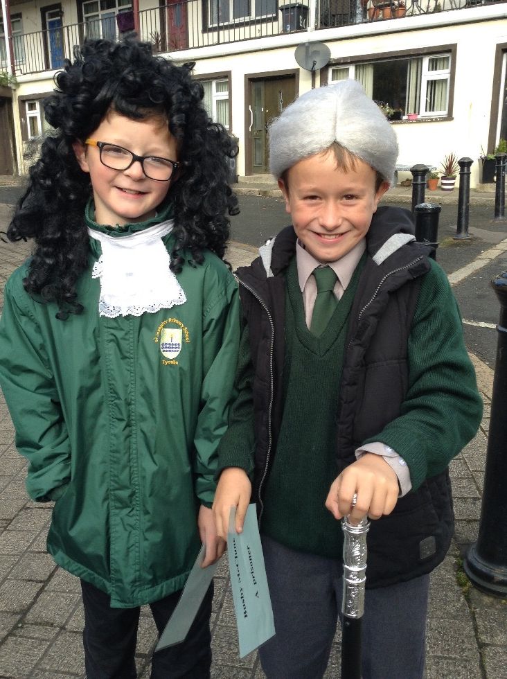 P6/7 Ghost walk in Downpatrick 