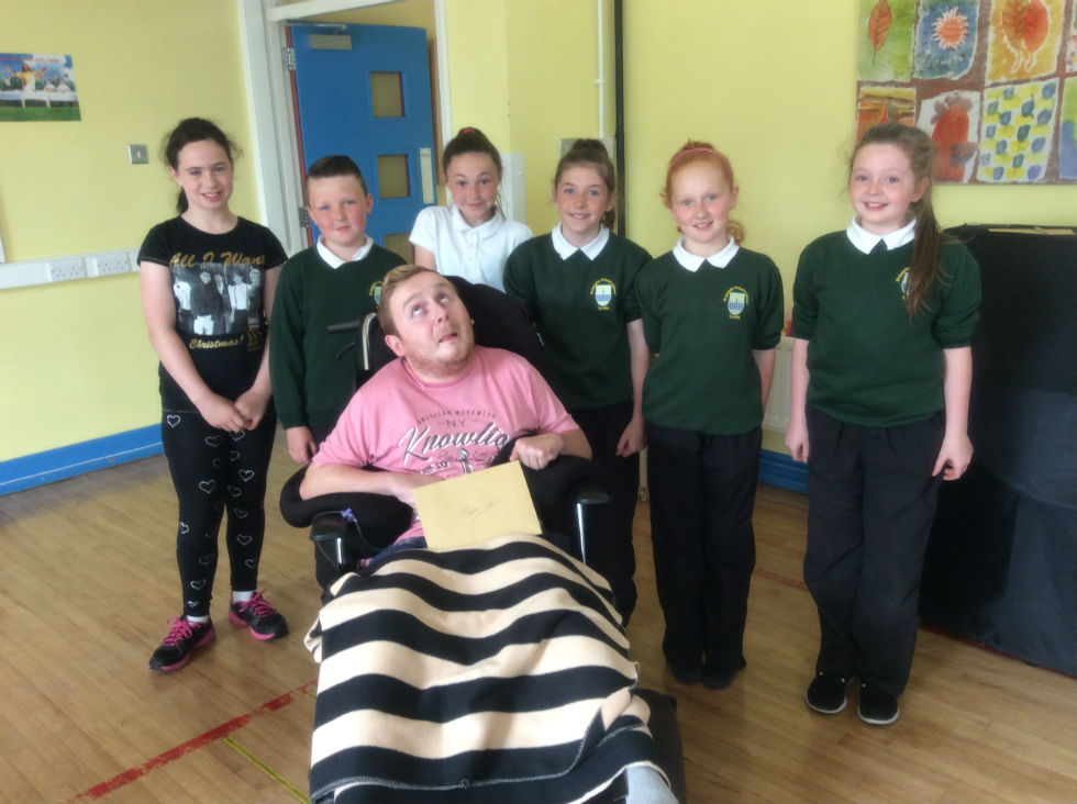 Declan Visits St.Joseph's 