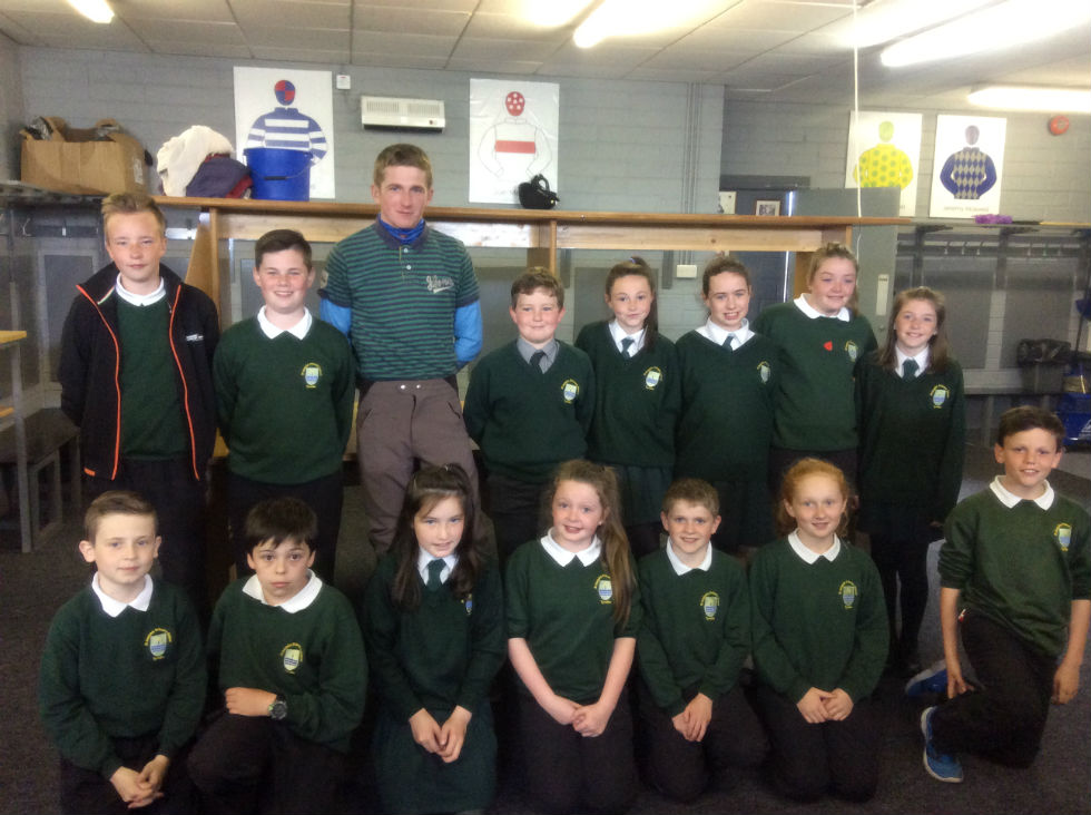 P6/7 Day at the Racecourse in Downpatrick 