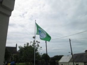 St.Joseph's Eco-Flag is flying high....